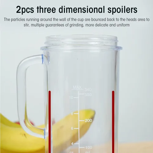 Vista 5 de Licuadora portátil, taza de viaje recargable con tapa y pajita, licuadora para batidos, licuados, jugos, mini licuadora para deportes al aire libre