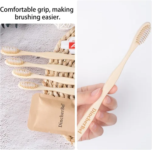 Vista 6 de Kit de cepillos de dientes de viaje a granel, cepillos de dientes desechables con pasta de dientes (0.11 onzas), artículos de tocador envueltos