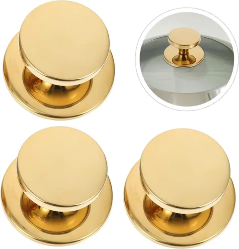 Vista 2 de Juego de 4 piezas de mango de tapa para olla, mango de olla, perillas de cubierta de tapa, kit de reparación universal de repuesto para cazuela