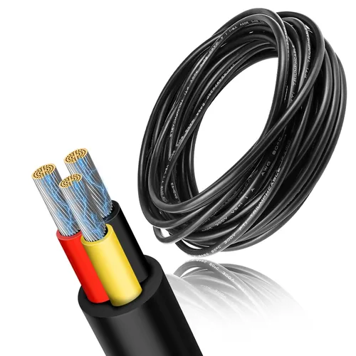 Vista 11 de Cable conductor de calibre 14, 4 conductores de cobre estañado 14/4 de 10 pies, cables eléctricos trenzados para altavoz, automoción, termostato