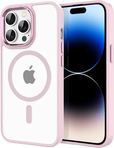 Vista 78 de CACOE Funda magnética para iPhone 12 y iPhone 12 Pro de 6.1 pulgadas - Compatible con MagSafe y soporte magnético para teléfono en el automóvil,