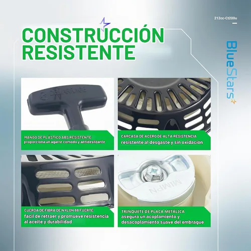Vista 4 de BlueStars 212 Ct200u Arrancador de retroceso para Predator 212 196cc 212cc 224cc 6.5HP 7HP OHV Motor Coleman CT200U BT200X CT200U-EX KT196 Mini