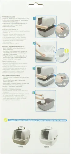 Vista 4 de Catit Forro de repuesto para bandeja de arena Catit Jumbo con capucha para gatos