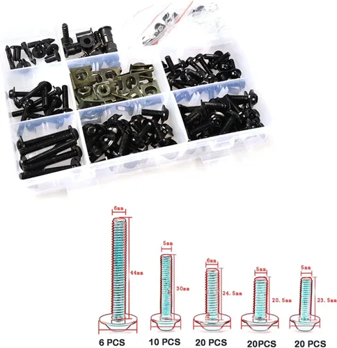 Vista 4 de Kits de carrocería para motocicleta, un juego de tornillos de carenado para Yamaha T-MAX 500 T-MAX 530 TMAX 500 TMAX 530 MT-01 MT-03 MT-07 MT-09 YZF