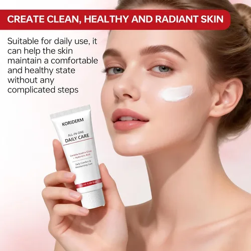 Vista 3 de KKP - Crema hidratante facial todo en uno, loción facial diaria todo en uno con colágeno y ácido hialurónico de Centella Asiática, hidrata, reafirma