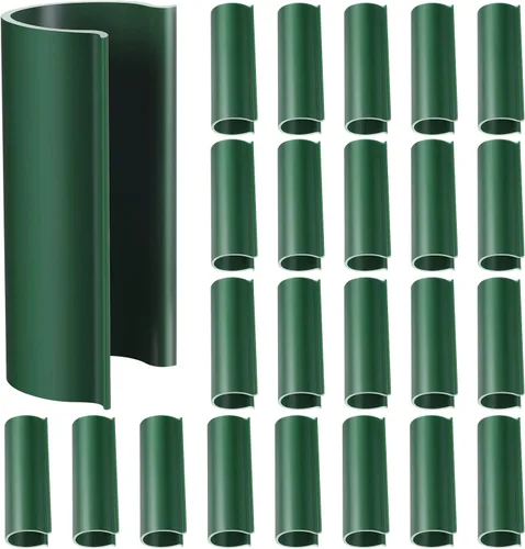 Vista 7 de Jetec 32 clips de tubería de PVC abrazaderas para cubierta de piscina para piscinas sobre el suelo, invernaderos, cubiertas de hileras, jardín