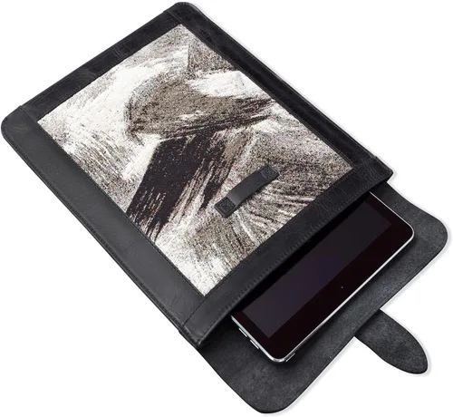 Vista 5 de Londo Funda de piel auténtica para iPad y iPad Pro - Funda protectora elegante y duradera para tabletas
