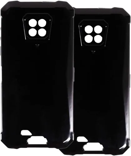 Vista 9 de Paquete de 2 fundas de TPU para Armor 8 Pro - transparente+negro Negro (Clear+Black)