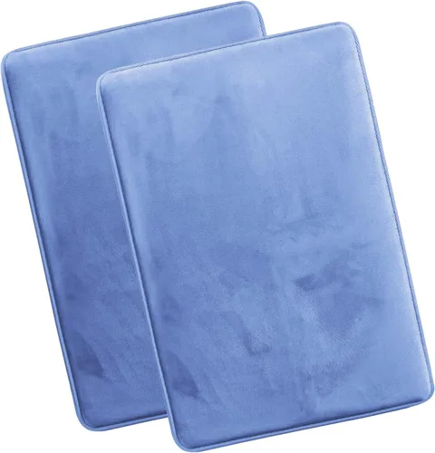 Vista 28 de Clara Clark Alfombra de Baño 24" x 17" - Alfombras de Baño, Tapete de Baño de Espuma Viscoelástica, Afelpado, Acogedor, Ultra Suave, Antideslizante