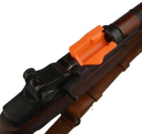 Vista 2 de Inserto receptor M1 Garand, seguridad y mantenimiento para el M1 Garand Bright Orange