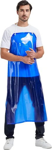 Vista 3 de Nanxson Delantal de PVC impermeable para adulto unisex resistente a productos químicos delantal de trabajo para lavavajillas Pet Gardening CFS0007