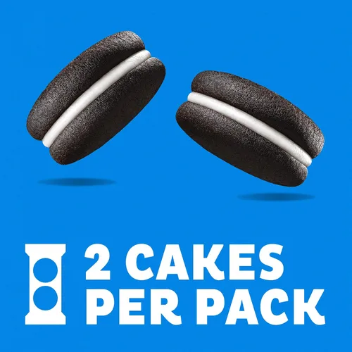 Vista 6 de OREO Cakesters Soft Snack Cakes, 12 paquetes de 5 unidades (60 paquetes de bocadillos en total) 2 pasteles por paquete, envueltos individualmente