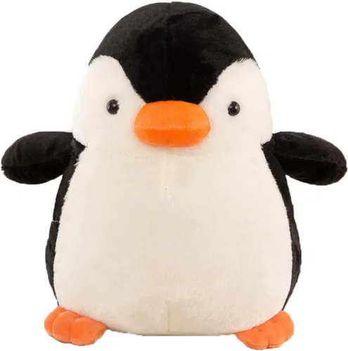 Vista 6 de Almohada de peluche de pingüino de 11 pulgadas, diseño de pingüino bebé, regalo para niños