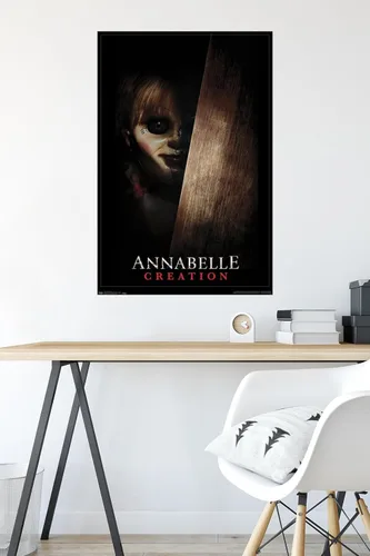 Vista 4 de Trends International Annabelle - Póster de pared Peek, 22.375 x 34 pulgadas, versión premium sin marco