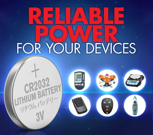 Vista 6 de Powermax ACDelco - 6 pilas CR2032, batería de litio de 3 V con botón para reloj y electrónica pequeña, 5 años de vida útil
