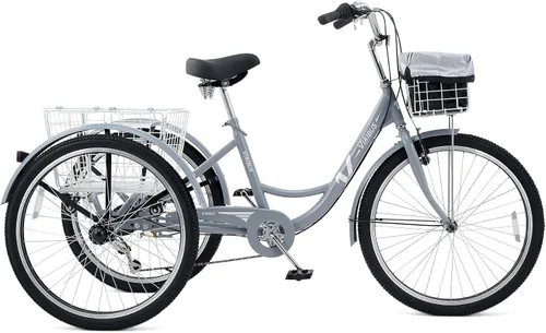 Vista 8 de VIRIBUS Adult Tricycle, 7 Speed Tricycle for Adults