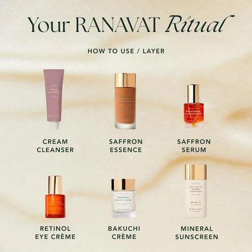 Vista 8 de RANAVAT - Crema facial renovadora Bakuchi, hidratante facial diario con hidratación de 12 horas para aumentar la función de barrera de la piel