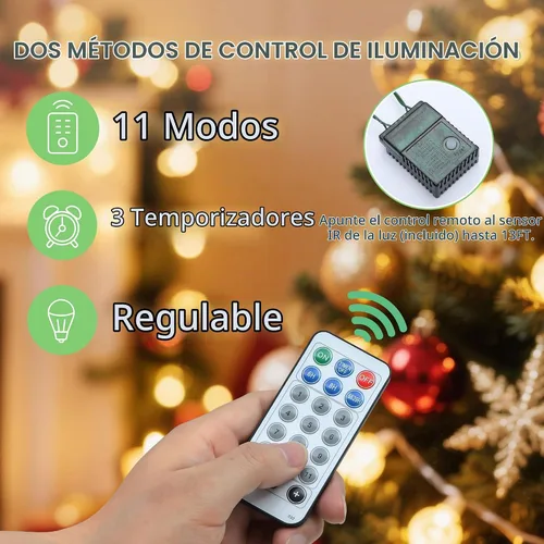 Vista 5 de GOOBED - Árbol de Navidad negro preiluminado de 6 pies con control remoto y 11 modos de luz Black Pre-Lit Spruce Hinged Artificial Halloween