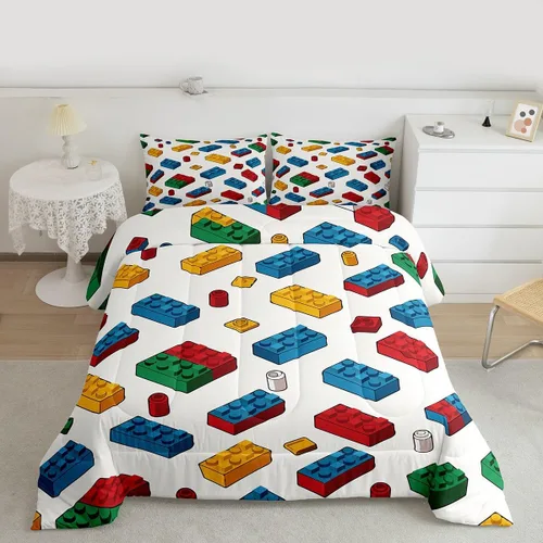 Vista 22 de Feelyou Juego de ropa de cama con lazos bonitos y cerezos, tamaño individual, para niños, juego de edredón con lazos de acuarela para niños, niñas