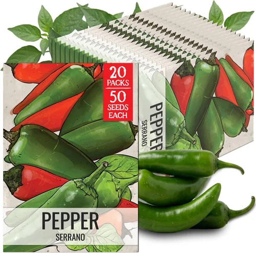 Vista 62 de Seed Needs - Semillas de pimiento arcoíris para plantar verduras, 1 paquete