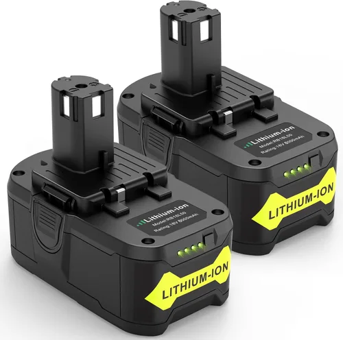 Vista 9 de TREE.NB Reemplazo de 8.0Ah 18V para batería Ryobi de 18 V de capacidad ultra alta compatible con batería Ryobi ONE+ de 18 V P102 P103 P104 P105 P106