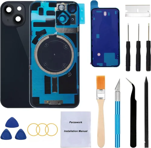 Vista 24 de Reemplazo de cristal trasero OEM para iPhone Xs de 5.8 pulgadas con kit de herramientas de reparación y adhesivo preinstalado (Oro)