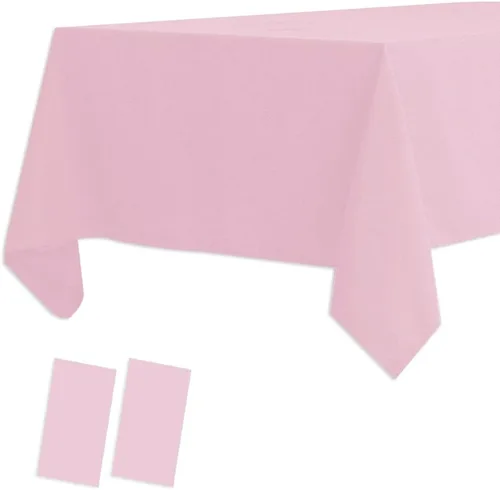 Vista 18 de Paquete de 4 manteles de plástico desechables de plástico para barbacoa, picnic, cumpleaños, bodas, fiestas, impermeables, a prueba de aceite, Negro