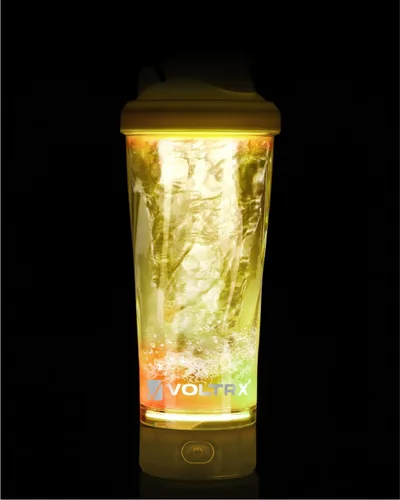 Vista 2 de VOLTRX Botella Batidora Eléctrica Premium de Proteínas, Hecha con Tritan - Libre de BPA - Vaso Batidor Portátil Vortex de 24 oz/Vasos Batidores