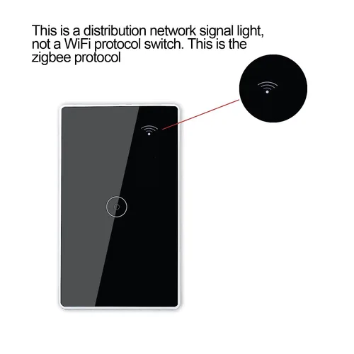 Vista 5 de Smart-Life - Interruptor de luz táctil inteligente de pared, panel de vidrio, control remoto inalámbrico por aplicación Smart-Life en cualquier