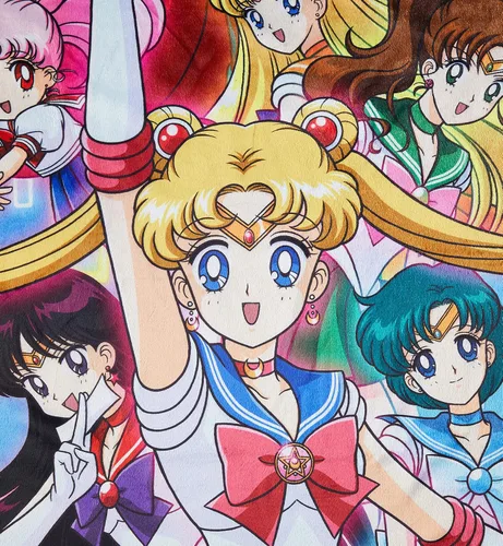 Vista 4 de Great Eastern Entertainment Sailor Moon R - Manta multicolor