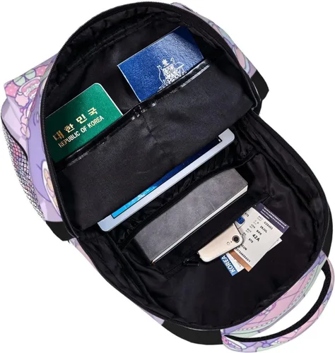 Vista 5 de RODES Kurromi - Mochila con estampado 3D, mochila multifuncional ligera, K-20
