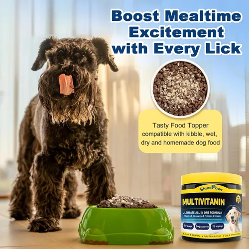 Vista 7 de Probióticos para perros, probióticos para perros para la salud digestiva, vitaminas para perros, polvo multivitamínico para perros