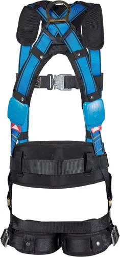 Vista 2 de Tractel FMT95XL elastrac® Construcción, Arnés de seguridad para detención de caída, XL, cinturón de herramientas, anillas en D