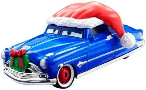 Vista 5 de Disney Pixar Cars Serie de Vacaciones de Invierno – Paquete de 5 Vehículos de Fundición a Presión, Edición Especial de Navidad, escala 1:55