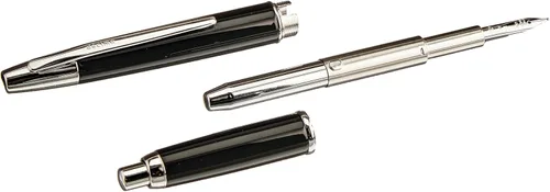 Vista 3 de Pilot Pluma estilográfica Decimo sin tapa, cuerpo negro, punta M (FCT-15SR-B-M)