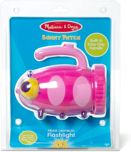 Vista 6 de Melissa & Doug Linterna con mango de fácil agarre de catarina Trixie, Sunny Patch