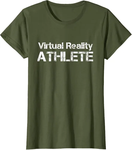 Vista 93 de Virtual Reality ATHLETE for VR Gamers Camiseta, Negro, S
