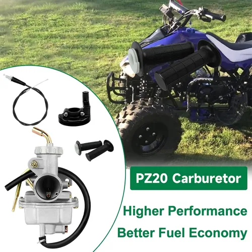 Vista 5 de FLYPIG Carburador con cable de agarre del acelerador para Honda PZ20 XR50R XR70R XR75 XL80S XR80R XL75 XL70 SL70 Z50R XR100R TaoTao NST SunL Kazuma