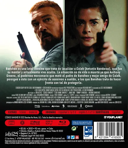 Vista 2 de Código Banshee (Non USA format) Antonio banderas