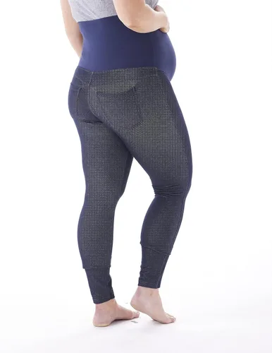 Vista 2 de No Nonsense Leggings de mezclilla sintética de maternidad Expantech para mujer