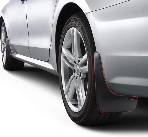 Vista 7 de G-PLUS Juego de 4 guardabarros universal para coche con guardabarros delantero y trasero