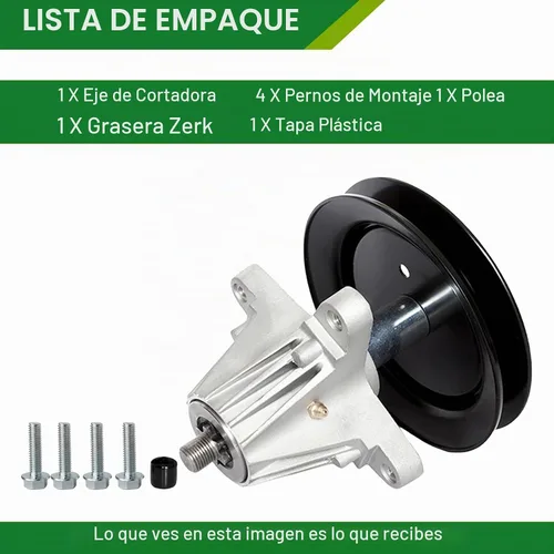 Vista 6 de 04822B Conjunto de husillo para Cub Cadet RZT 42 L42 S42 LTX1040 LTX1042