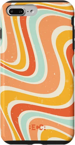 Vista 12 de Retro Groovy Liquid Swirl Hippie 70's 80's Psychedelic Phone Case para iPhone 17