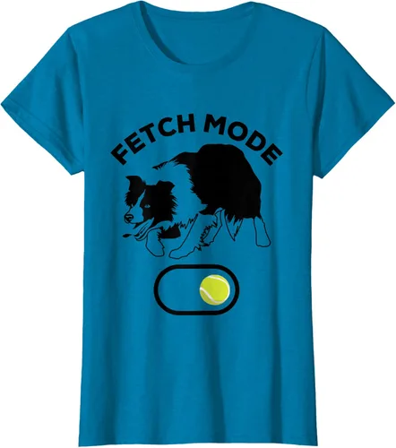 Vista 41 de Border Collie Stuff - Camiseta de pelota de tenis para hombre, Border Collie Fetch, Blanco Gris Oscuro