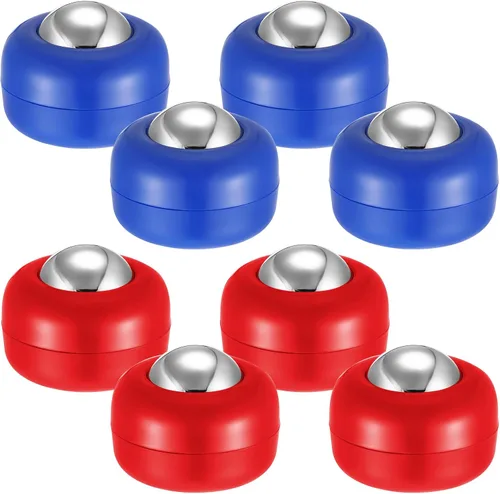 Vista 6 de Gejoy Mini Shuffleboard Discos de Repuesto Equipo de Mesa Rodillos Set Shuffleboard Curling Accesorios