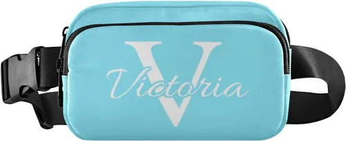 Vista 15 de Riñoneras personalizadas para mujeres y hombres, bolsa de cinturón personalizada con correa ajustable, riñoneras de moda, bolsa cruzada para la #01