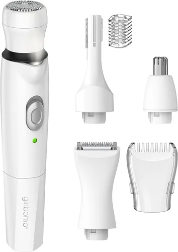 Vista 9 de Conair Depilación facial todo en 1 para mujeres, recortadora eléctrica inalámbrica, perfecta para cara, orejas/nariz, cejas y líneas de bikini