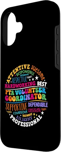 Vista 2 de iPhone 16 Parents Teacher Association PTA Volunteer Coordinator Case