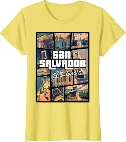 Vista 40 de Camiseta Orgullosa de San Salvador Capital El Salvador
