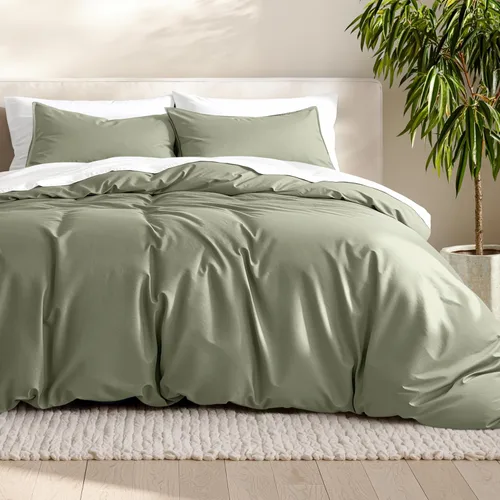 Vista 15 de Bare Home - Funda de edredón de ropa de cama extra larga - Colección premium de 1800 hilos súper suave - Funda de edredón ligera y fresca - Ropa